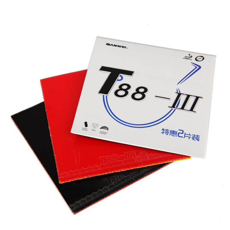 Table Tennis Spin - SANWEI T88-3 karet tenis meja 1