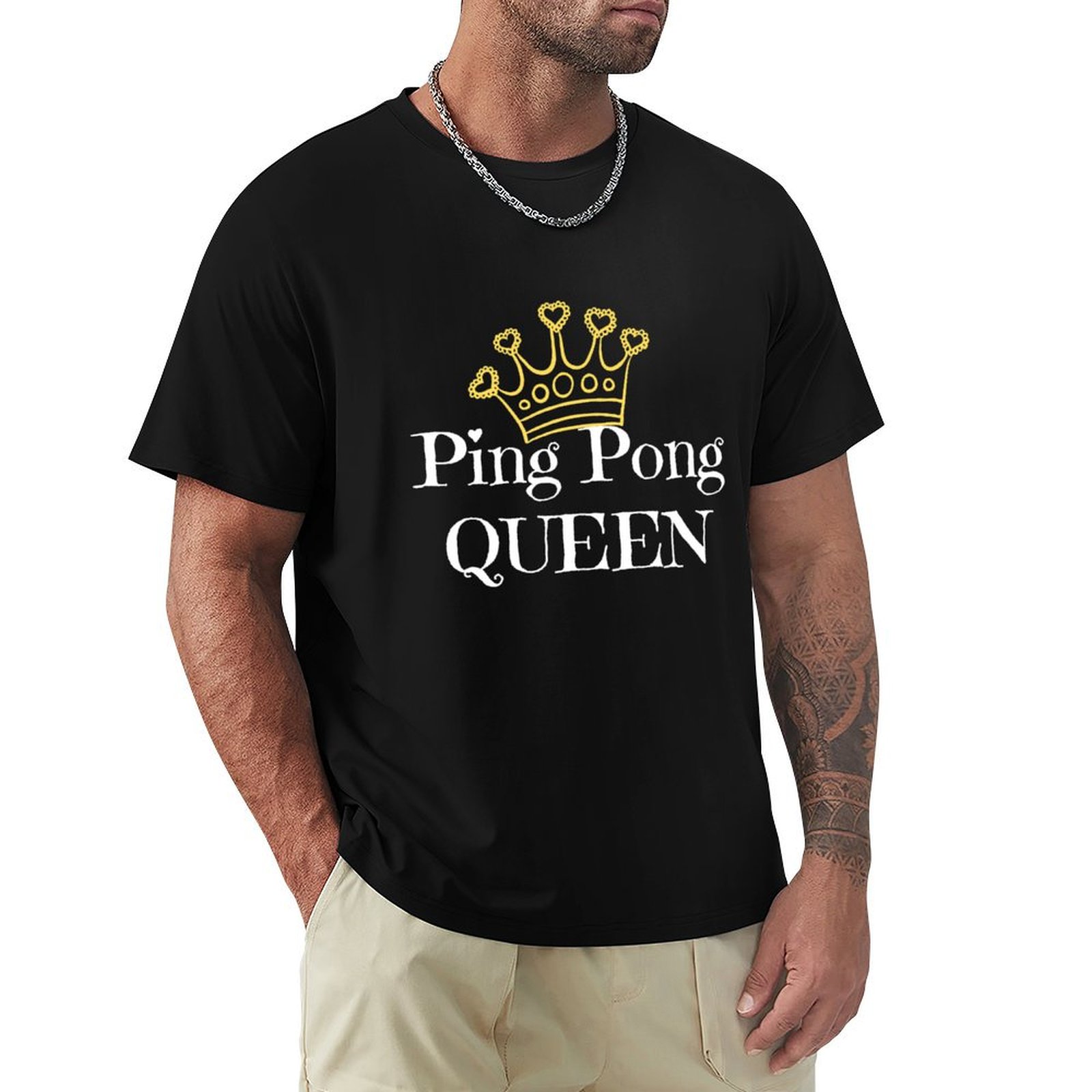 Table Tennis Queen - Kaos Ping Pong Queen untuk Pecinta