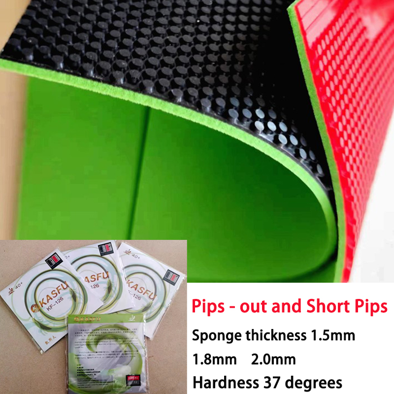 Table Tennis Spin - KASFU KF-126 Pips Lembaran Karet Tenis