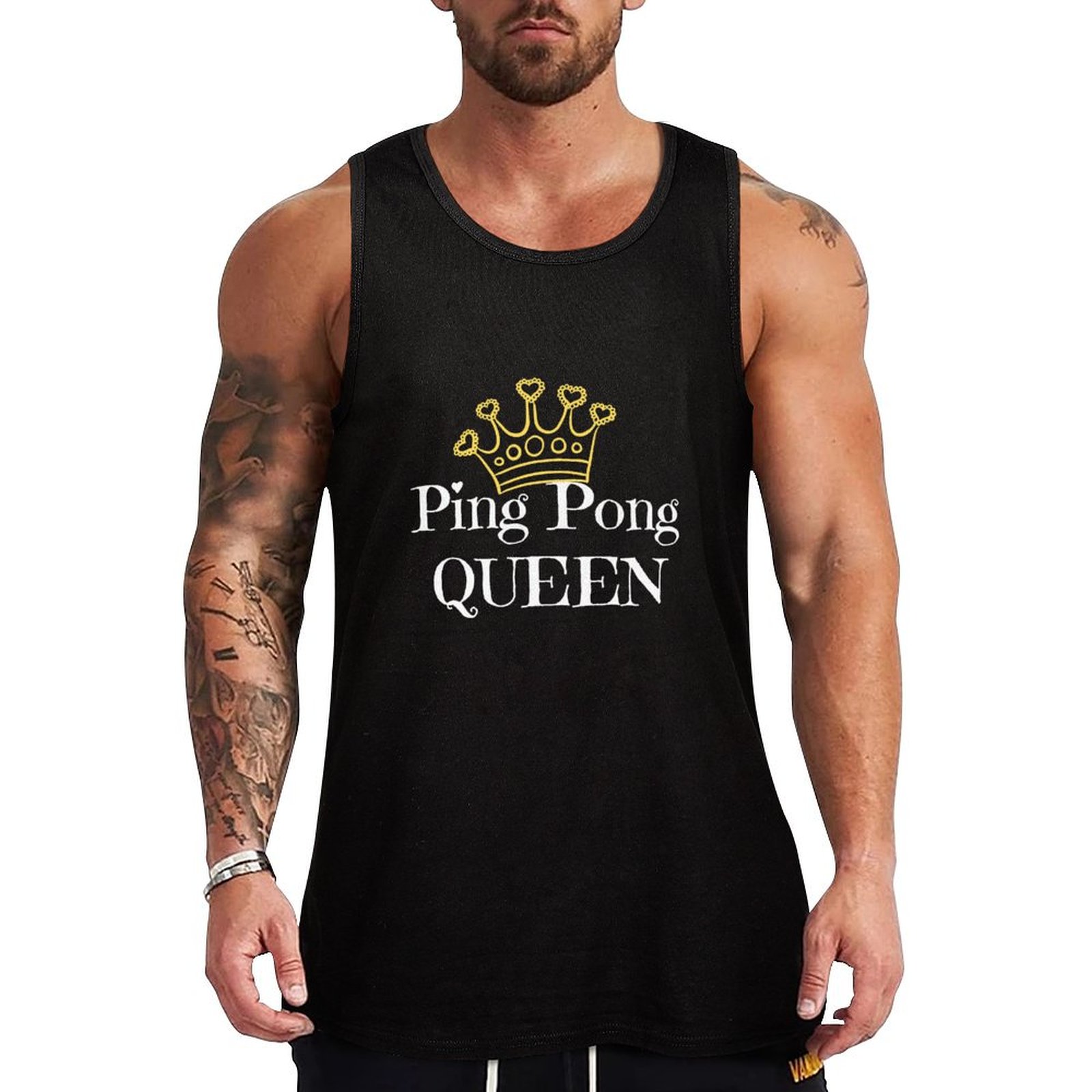 Table Tennis Queen - Ping Pong Queen Tank Top untuk