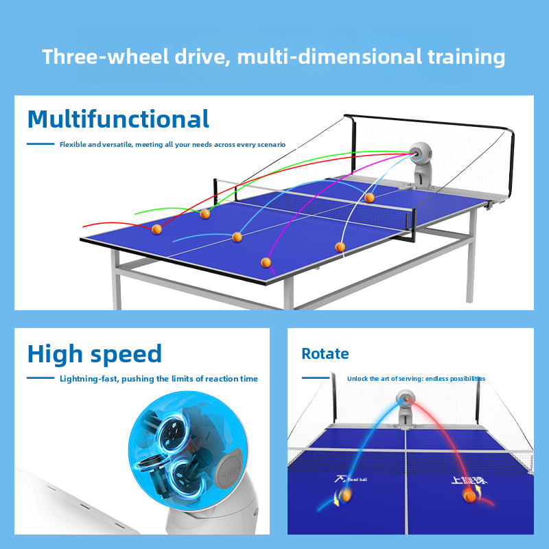 Mesin servis tenis meja Dora,  - Table Tennis Machine ulasan dan harga