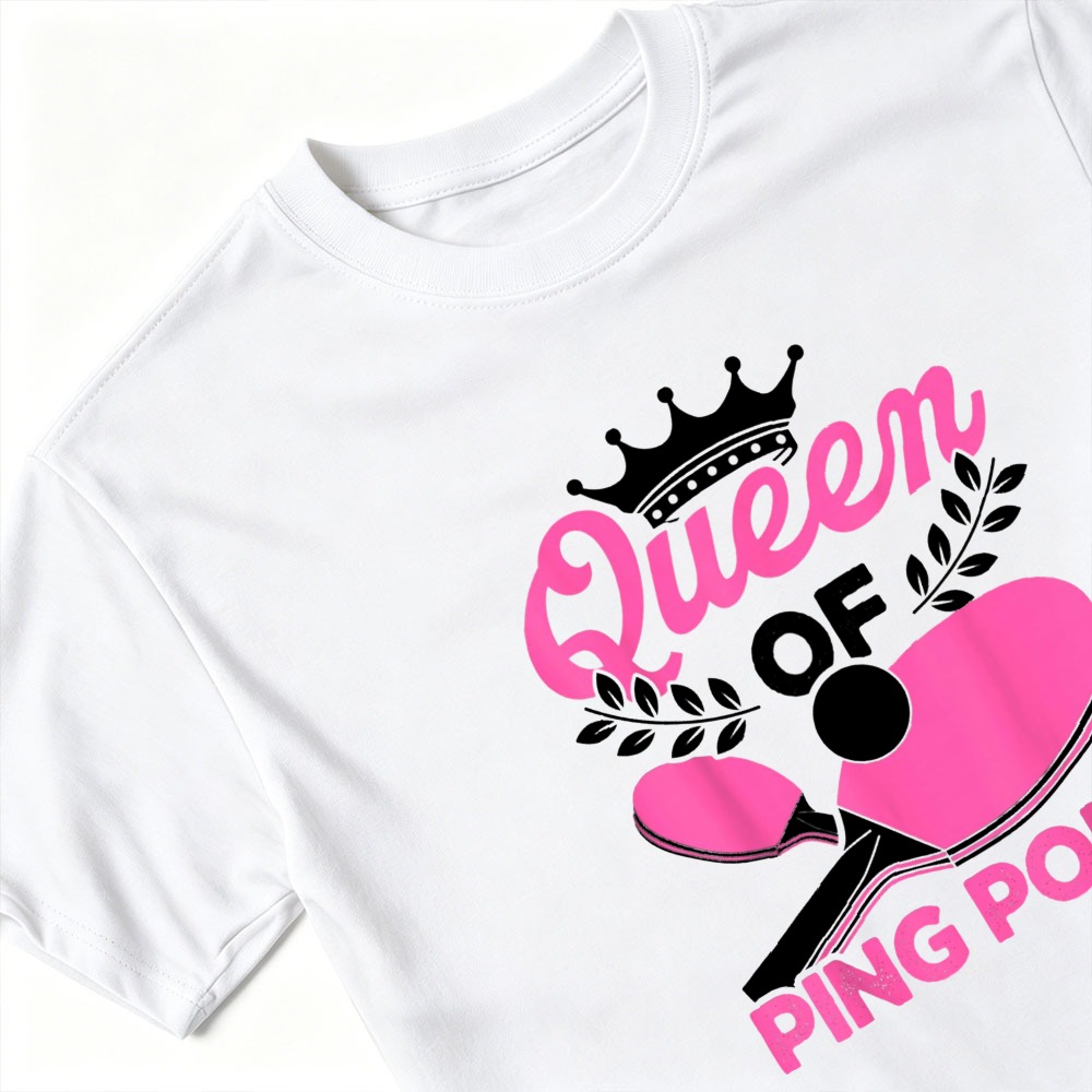 Kaus Grafis Ping Pong Queen Ka - Table Tennis Queen ulasan dan harga