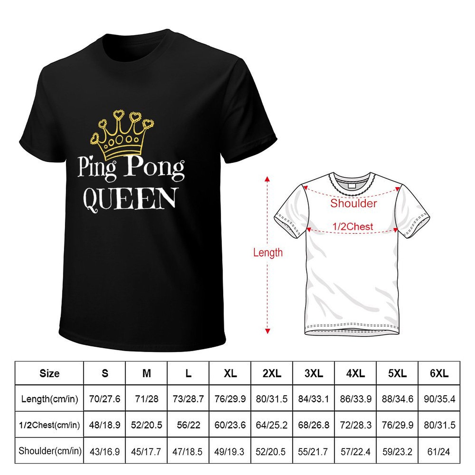 Kaos Ping Pong Queen untuk Pec - Table Tennis Queen ulasan dan harga