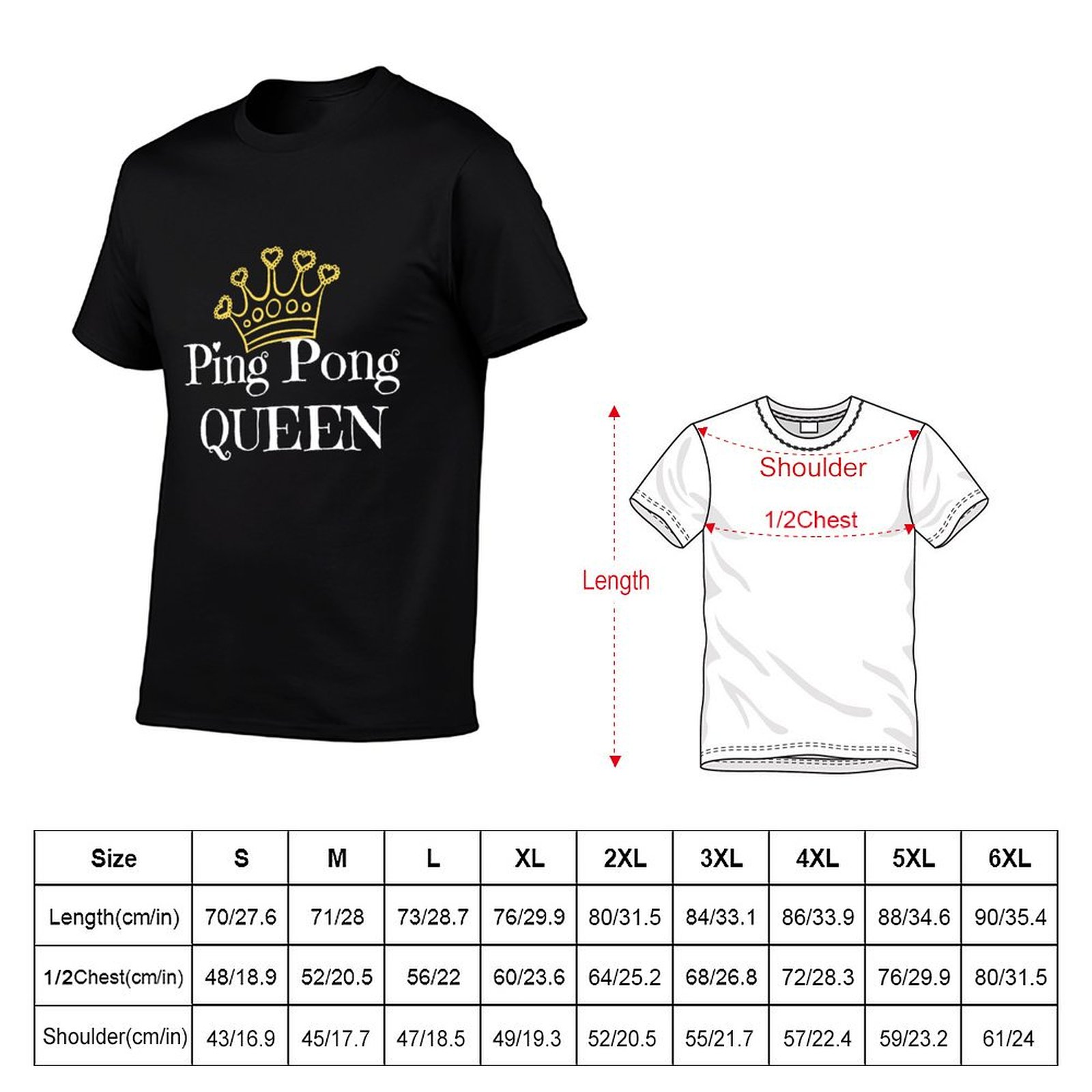 Kaus Pecinta Tenis Meja Ping P - Table Tennis Queen ulasan dan harga