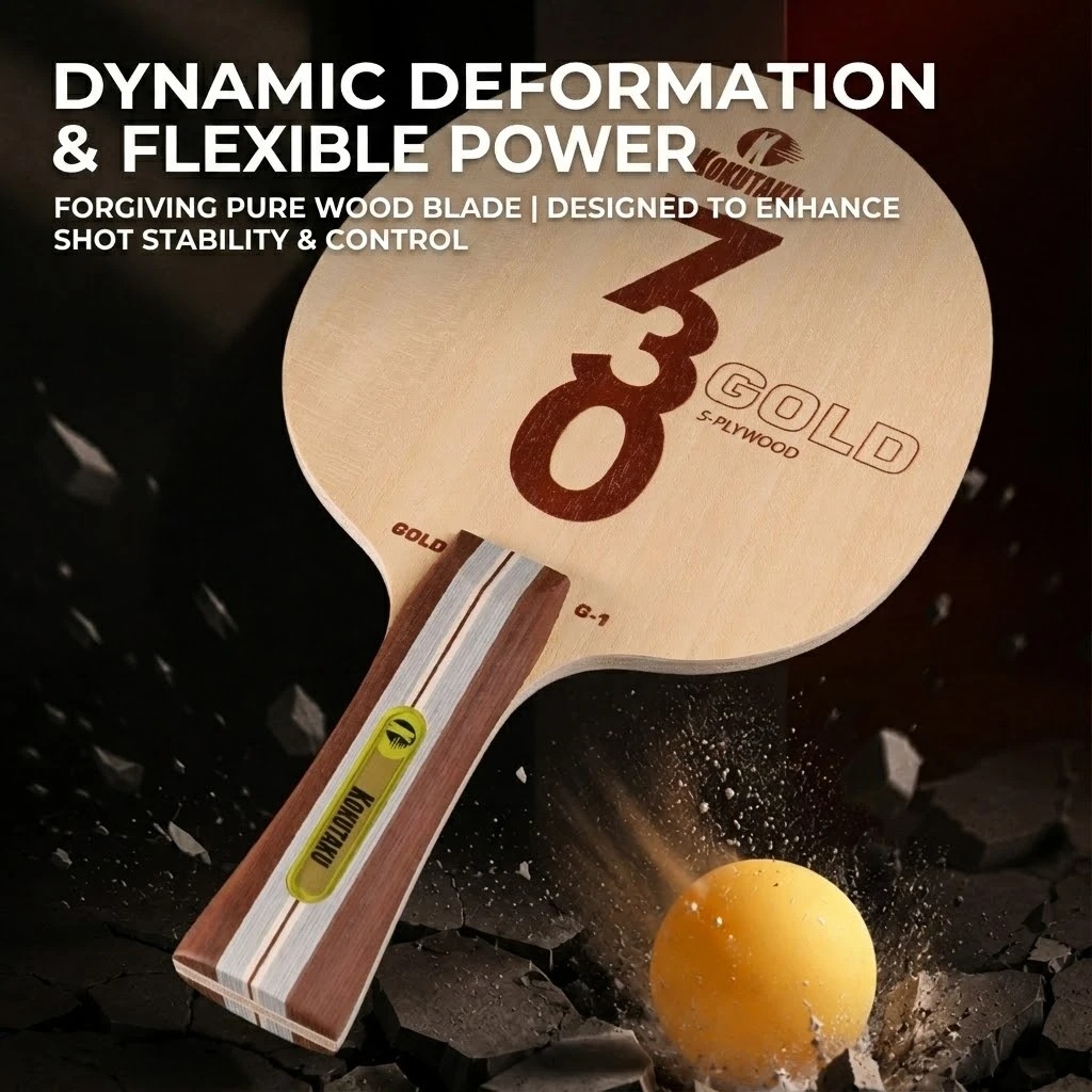 Blade Tenis Meja Kokutaku FL 7 - Table Tennis Machine ulasan dan harga