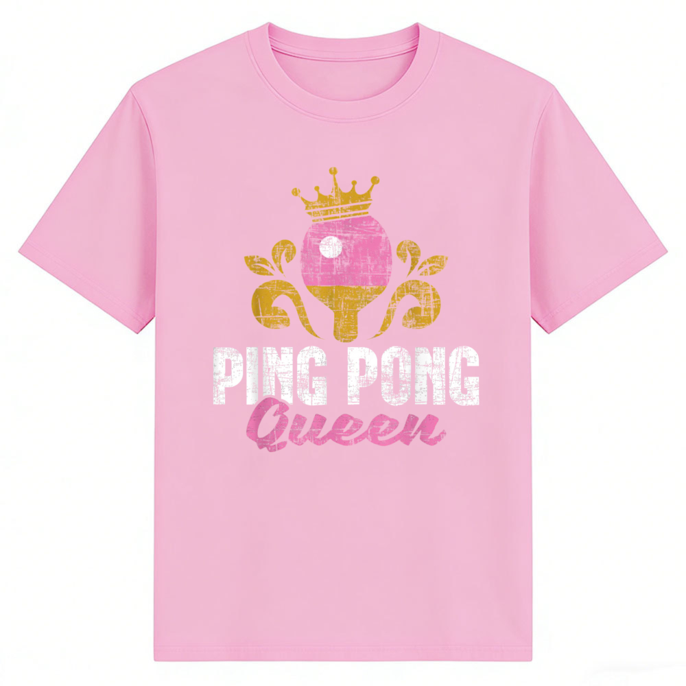 Kaus Grafis Ping Pong Queen Vi - Table Tennis Queen ulasan dan harga