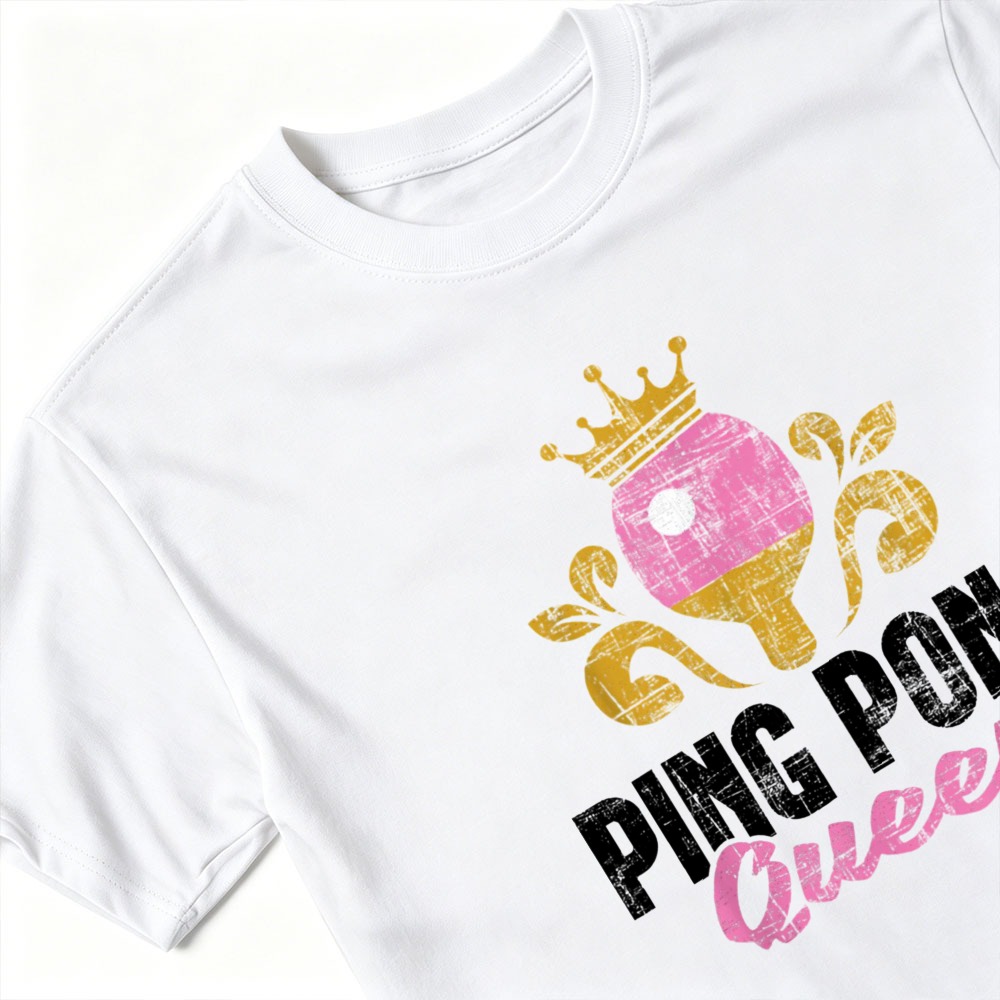 Kaus Grafis Ping Pong Queen Vi - Table Tennis Queen ulasan dan harga